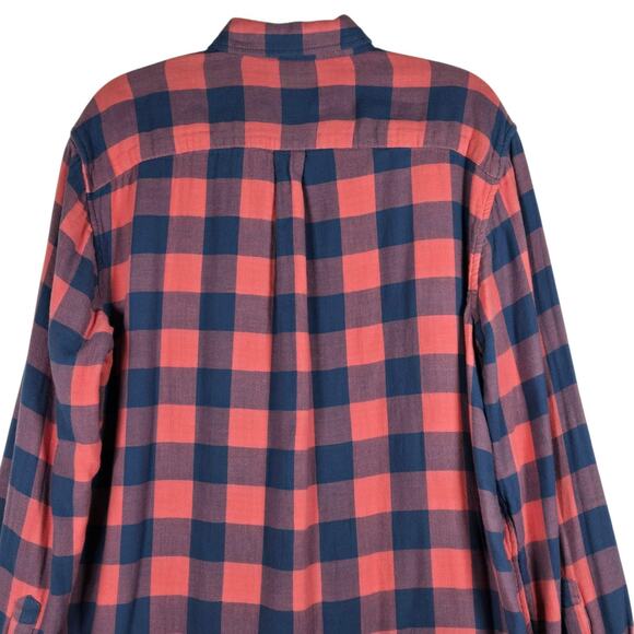 Vineyard Vines Whale Shirt Mens Large Classic Fit Flannel Plaid Preppy Utility - Picture 8 of 12